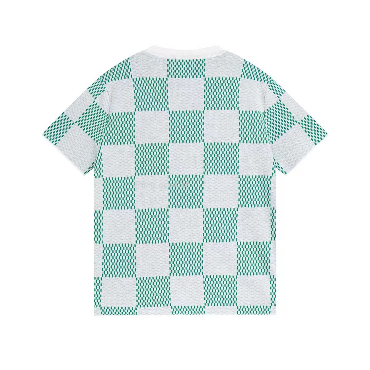 Louis Vuitton Round Necked Checkerboard T Shirt (18) - newkick.org